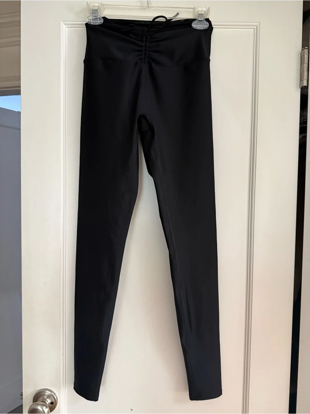 ALO Yoga Black Drawstring High-Rise Leggings